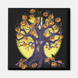 Jack O'Lantern Tree Magnet