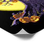 Jack O'Lantern Tree Poster (Ecke)