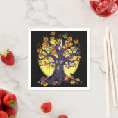 Jack O'Lantern Tree Serviette (Beispiel)