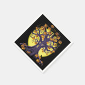 Jack O'Lantern Tree Serviette (Ecke)