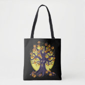 Jack O'Lantern Tree Tasche (Vorderseite)