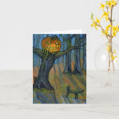 Jack-O'Lantern-Treppenspeckkarte Karte (Gelbe Blume)