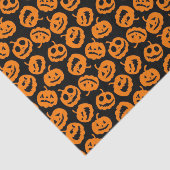 Jack O'Lantern | Trick-Leckerei-Halloween-Kürbis Seidenpapier (Ausschnitt)