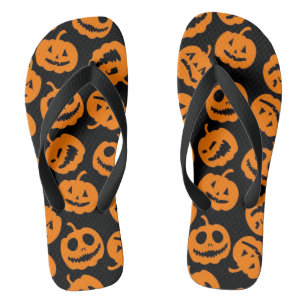 Jack O'Lantern   Trick Leckerei Halloween Pumpkin Badesandalen