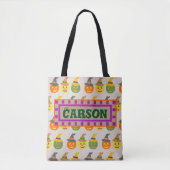 Jack O'Lantern Trick oder Treat Tasche (Vorderseite)