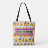 Jack O'Lantern Trick oder Treat Tasche (Rückseite)