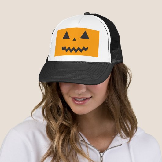 Jack O'Lantern Trucker Hat Truckerkappe (Beispiel)