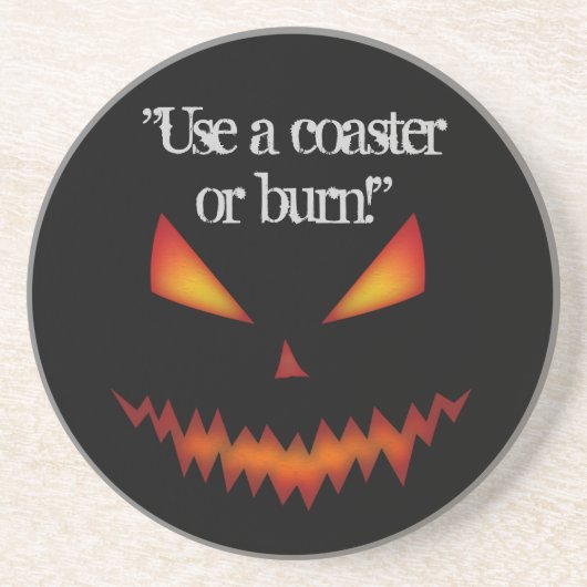 Jack O'Lantern Untersetzer Halloween (Vorne)