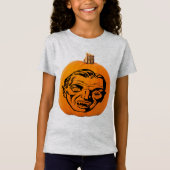 Jack O'Lantern Vampire Halloween Girls T-Shirt (Vorderseite)