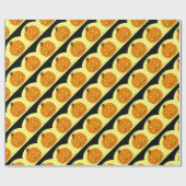 Jack o'Lantern Wrapping Paper Geschenkpapier (Flach)