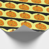 Jack o'Lantern Wrapping Paper Geschenkpapier (Ecke)
