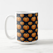 Jack o'Lanterns auf schwarz Kaffeetasse (Links)