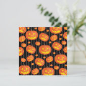 Jack O'Lanterns! Einladung (Stehend Vorderseite)