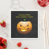 Jack O'lanterns Halloween Night Serviette (Beispiel)