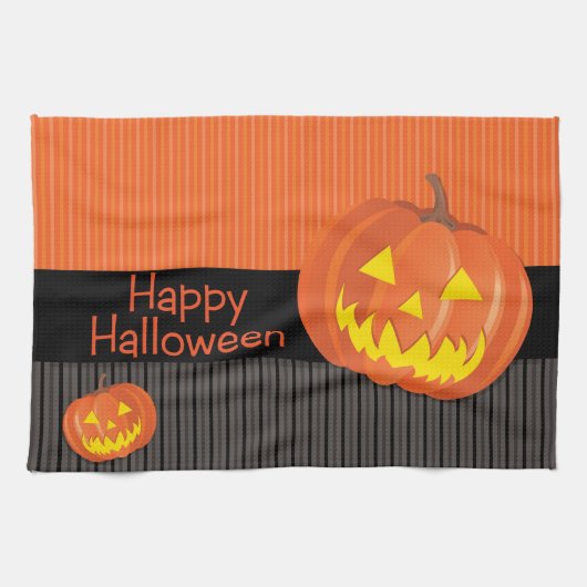 Jack O'Lanterns! Küchentuch (Horizontal)