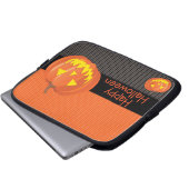 Jack O'Lanterns! Laptopschutzhülle (Vorne Knopf)