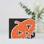 Jack O'Lanterns! Postkarte (Stehend Vorderseite)