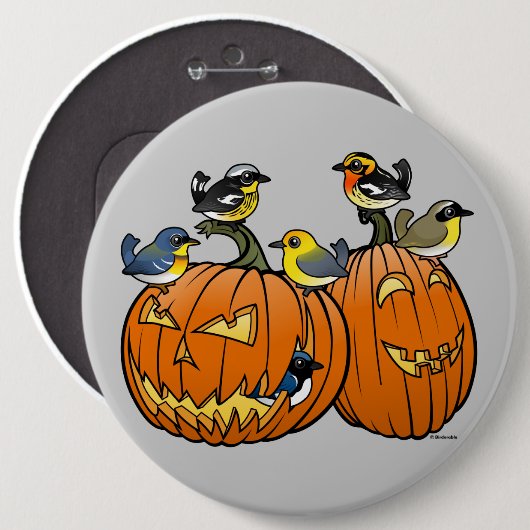 Jack O'Warbler Button (Vorne & Hinten)