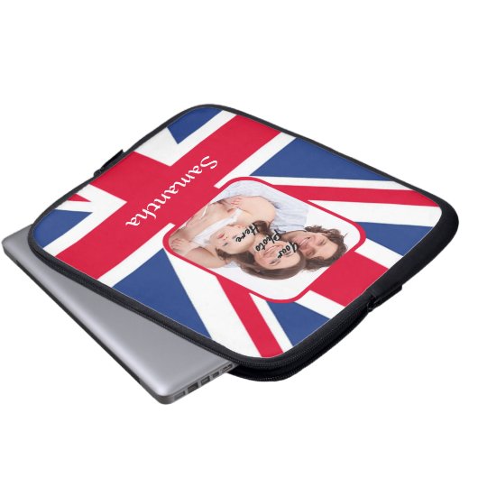 Jack personalisiert Gewerkschaft Laptopschutzhülle (Vorne Knopf)