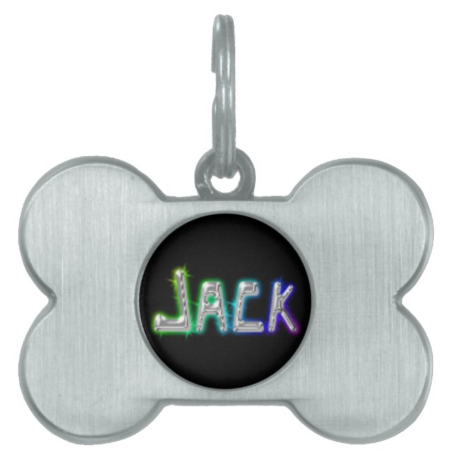 Jack Pet-Tag Tiermarke (Vorderseite)