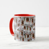 Jack, Pokerkarten, Red Combo Kaffee Tasse (Vorderseite Links)