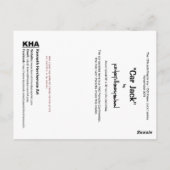 Jack, Postkarte (Rückseite)