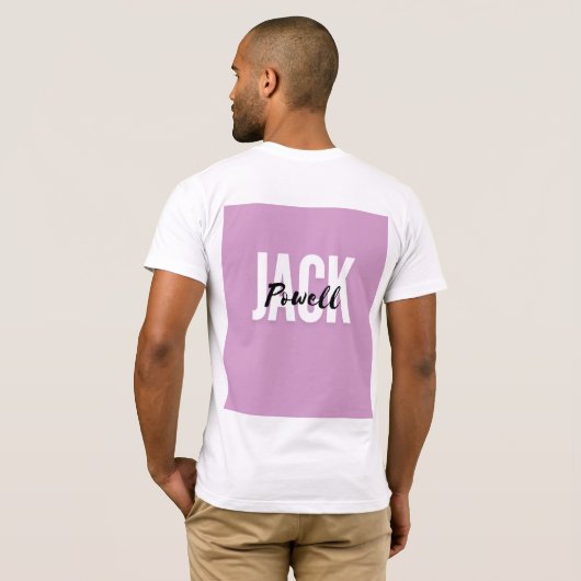 Jack Powell Tshirt nach Maß (Schwarz voll)