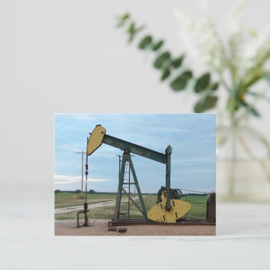 Jack, Pumpjack, vor Ort Postkarte (Stehend Vorderseite)