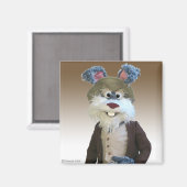 Jack Rabbit Magnet (Vorderseite/Rückseite)