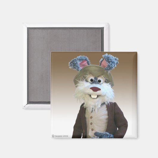 Jack Rabbit Magnet (Vorderseite/Rückseite)