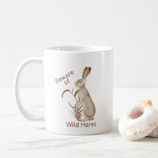 Jack Rabbit und Freunde Kaffeetasse (Mit Donut)