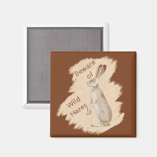 Jack Rabbit und Freunde Magnet (Vorderseite/Rückseite)