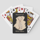 Jack Rabbit und Freunde spielen Karten Spielkarten (Rückseite)