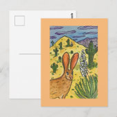 Jack Rabbit, Urkunstparodie Postkarte (Vorne/Hinten)