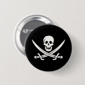 Jack Rackham Pirate Button (Vorne & Hinten)