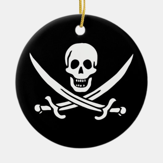 Jack Rackham Pirate Keramikornament (Vorne)