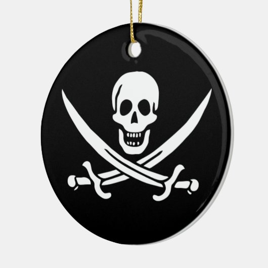 Jack Rackham Pirate Keramikornament (Links)