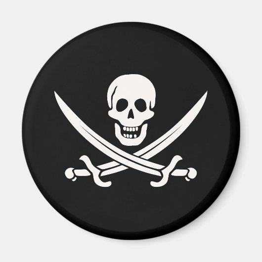 Jack Rackham Pirate Magnet (Vorne)