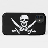 Jack Rackham; Piratenflagge Flag; Pirate Case-Mate iPhone Hülle (Rückseite (Horizontal))