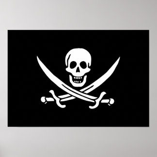 Jack Rackham; Piratenflagge Flag; Pirate Poster