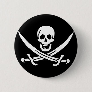 Jack Rackham Piratenflagge-FlaggePirat Button