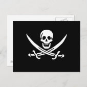 Jack Rackham Postkarten (Vorne/Hinten)