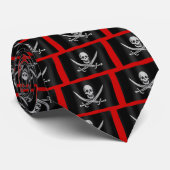 Jack Rackham schwingt Flagge Binder Krawatte (Gerollt)