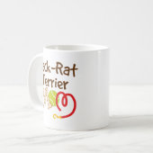 Jack-Ratten-Terrier-Hundezucht-Mama-Geschenk Kaffeetasse (Vorderseite Links)