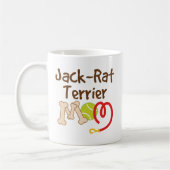 Jack-Ratten-Terrier-Hundezucht-Mama-Geschenk Kaffeetasse (Links)