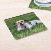 Jack Rechteckiger Pappuntersetzer (angewinkelt)