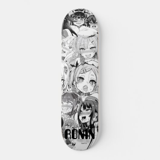 JACK RONIN APEX MÄDCHEN SCHWARZE Skateboarddecke Skateboard (Vorderseite)