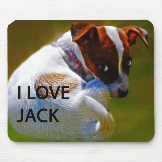 Jack Rusell Puppy Mousepad (Vorne)