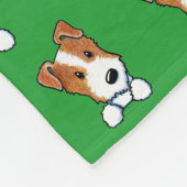 Jack Russel Fleece Blanket (Ecke)
