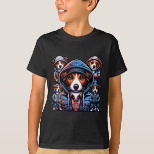 Jack Russel Gangster Hunde T-Shirt